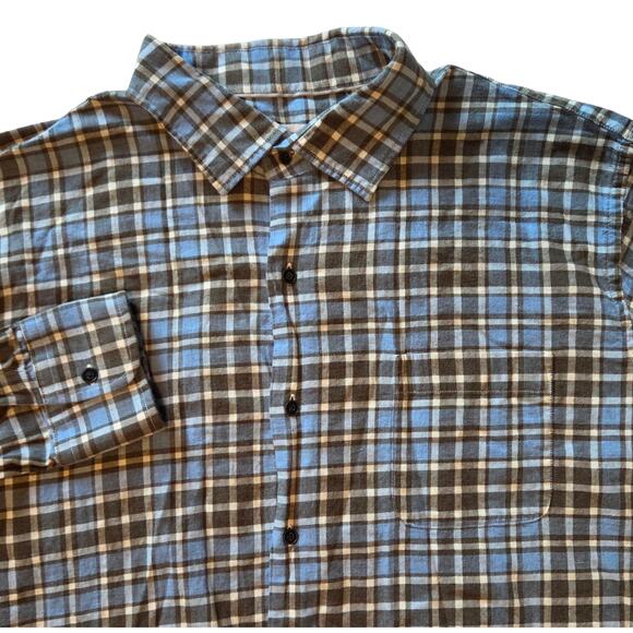 Peter Millar Plaid Button-down Shirt, brushed twill, size XL - Picture 1 of 8